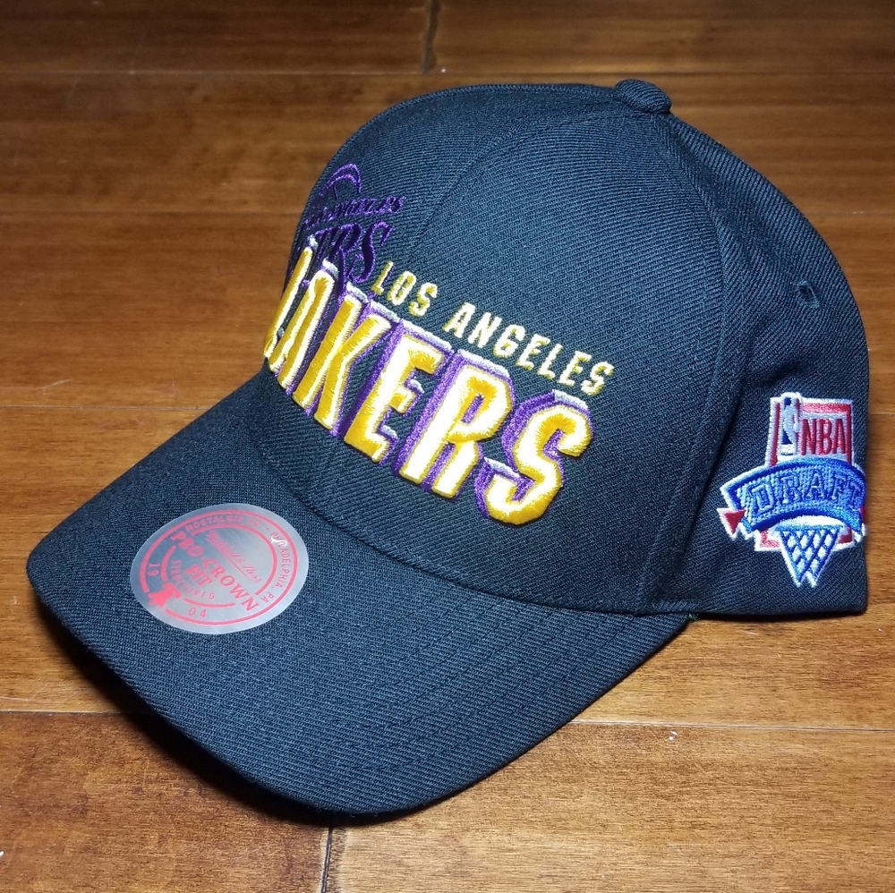 Los Angeles Lakers NBA Draft Mitchell and Ness Snapback hat